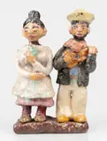 Fulvio Pennacchi, Casal Caipira, escultura em cerâmica