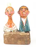 Fulvio Pennacchi, Casal, escultura em cerâmica