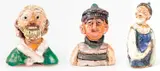 Fulvio Pennacchi, Três Figuras, escultura em cerâmica