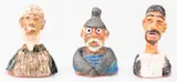 Fulvio Pennacchi, Três Figuras, escultura em cerâmica