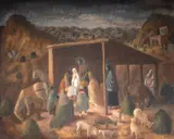 Epifania by Fulvio Pennacchi, 1944, óleo sobre tela, offered Jun 2022