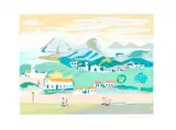 Fulvio Pennacchi, Paisagem com Casarios