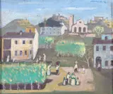 Aldeia Toscana by Fulvio Pennacchi, 1977, óleo sobre placa, offered Jun 2022