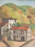 Fulvio Pennacchi, Casas Garfagnana / Vista da Minha Janela
