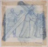 Crucificação by Fulvio Pennacchi, grafite sobre papel, offered Jun 2022