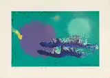 Manabu Mabe, Sem Título, 1994, óleo sobre papel colado em placa