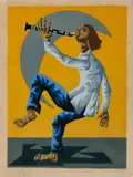 Clóvis Graciano, Músico, 1977, serigrafia