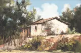 Aldo Cardarelli, Paisagem, óleo sobre tela