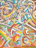 Dudu Santos, Desmanche, 1992, óleo sobre tela