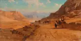 Dario Mecatti, Deserto, óleo sobre tela
