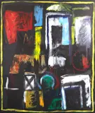 Sérgio Fingermann, Sem Título, 1989, óleo sobre tela