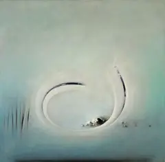 Gesto Cósmico by Danilo Di Prete, 1984, óleo sobre tela, offered May 2022
