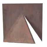 Amílcar de Castro, Sem Título, escultura em aço cortém