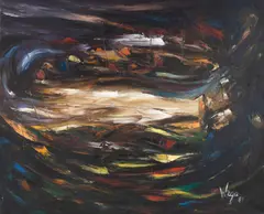 Wega Nery, Paisagem Imaginária, 1987, óleo sobre tela