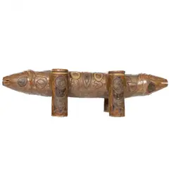Jacaré by Francisco Brennand, 1970, escultura em cerâmica vitrificada, offered May 2022
