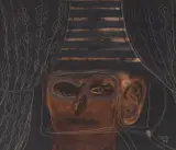 Figura by Gessiron Alves Franco, 1978, óleo sobre tela, offered May 2022