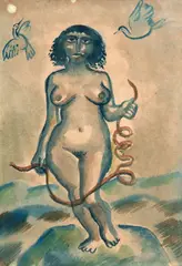Eva by Ismael Nery, 1931, aquarela sobre papel, offered May 2022