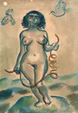 Ismael Nery, Eva, 1931, aquarela sobre papel