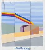 Desali, Ponto Final, 2015, óleo sobre tela