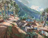 Oswaldo Teixeira, Correias - Petrópolis, 1929, óleo sobre tela