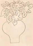 Henri Matisse, Vaso de Flor, litogravura