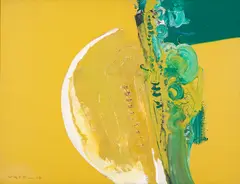 Sem Título by Manabu Mabe, 1968, óleo sobre tela, offered Feb 2022
