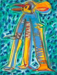 Sem Título by Ivald Granato, 1997, acrílico sobre tela, offered Feb 2022