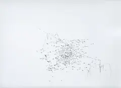 Sandra Cinto, Sem Título - Série A Travessia Difícil, 2007, nanquim sobre papel