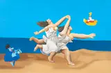 Eliana Minillo, Sonhos de Uma Noite de Verão, 2019, óleo sobre tela