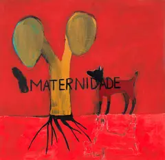 Maternidade by Vânia Mignone, 2001, óleo sobre madeira, offered Feb 2022