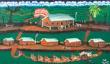 Sem Título by José Antônio da Silva, 1988, óleo sobre tela, offered Feb 2022