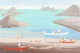 Fulvio Pennacchi, Marinha com Pescadores