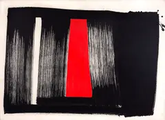 Sem Título by Amílcar de Castro, 1989, acrílica sobre tela colado em placa, offered Feb 2022