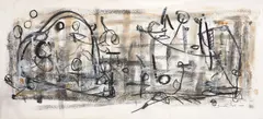 Sem Título by Juvenal Reis, 2003, técnica mista sobre papel, offered Feb 2022