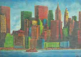Claudio Tozzi, New York 1982, 1982, acrílica sobre tela
