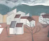 Chen Kong Fang, Ventania, óleo sobre tela