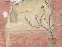 Sem Título by Chen Kong Fang, 1988, óleo sobre tela, offered Feb 2022