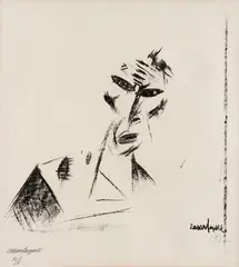 Sem Título by Lasar Segall, 1917, litografia, offered Nov 2021