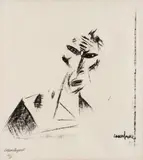 Lasar Segall, Sem Título, 1917, litografia