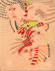 Sem Título by Ivan Serpa, 1965, guache sobre papel, offered Nov 2021