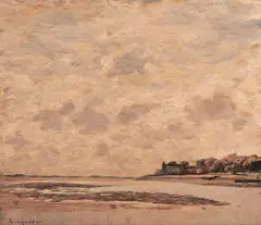 Marinha by Louis Bracqualval, óleo sobre madeira, offered Nov 2021