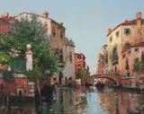Maurice Bompard, Veneza, óleo sobre tela