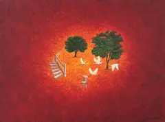 Renovação by Flavio Lafraia, 2020, técnica mista (acrílica e óleo), offered Nov 2021