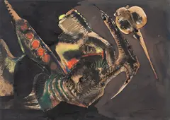 Mário Cravo Neto, Sem Título, 1967, técnica mista sobre papel