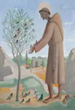 São Francisco by Fulvio Pennacchi, 1976, óleo sobre placa, offered Nov 2021