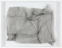 Sem Título by Carlos Fajardo, 2004, escultura de tela, aço e chumbo, offered Nov 2021