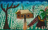 Algodão by José Antônio da Silva, 1984, óleo sobre tela, offered Nov 2021