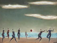Carybé, Eclipse, óleo sobre tela