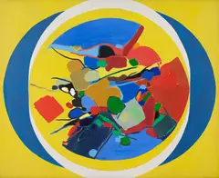 Maria Polo, Sem Título, 1969, óleo sobre tela