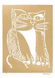 Aldemir Martins, Gato, gravura